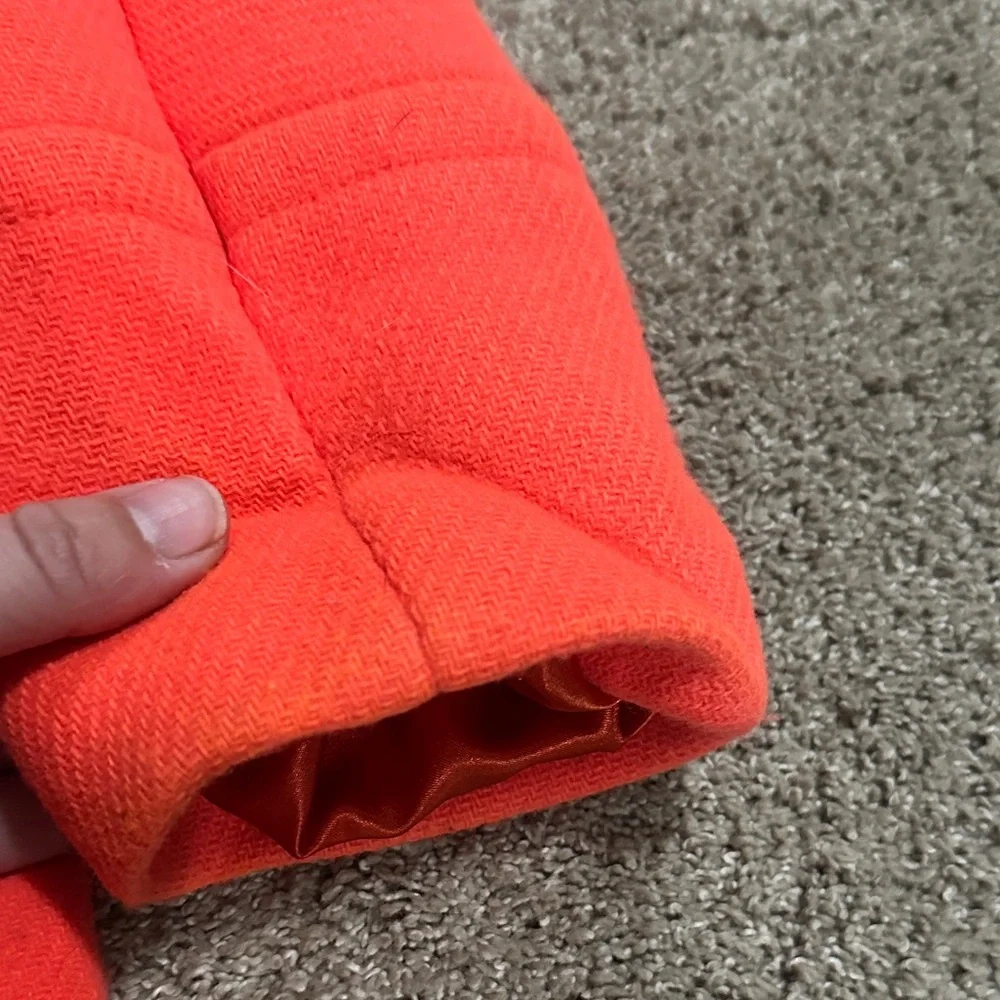 J Crew Vibrant Orange Coat